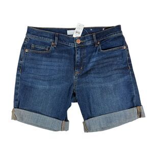 Ann Taylor Loft Denim Cuffed Shorts